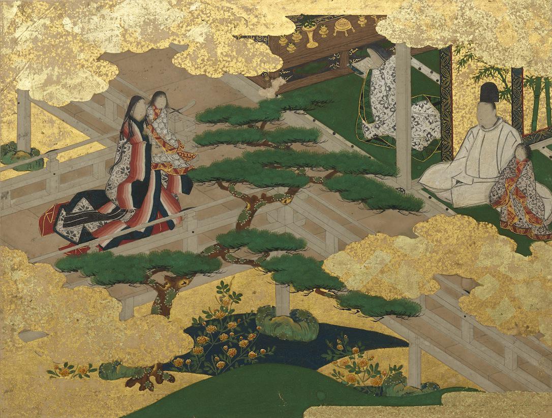 Gorgeous Genjie―Genji Monogatari Tekagami (Scenes from The Tale of Genji) (Important cultural property)